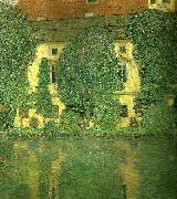 Gustav Klimt slottet kammer vid attersee oil painting artist